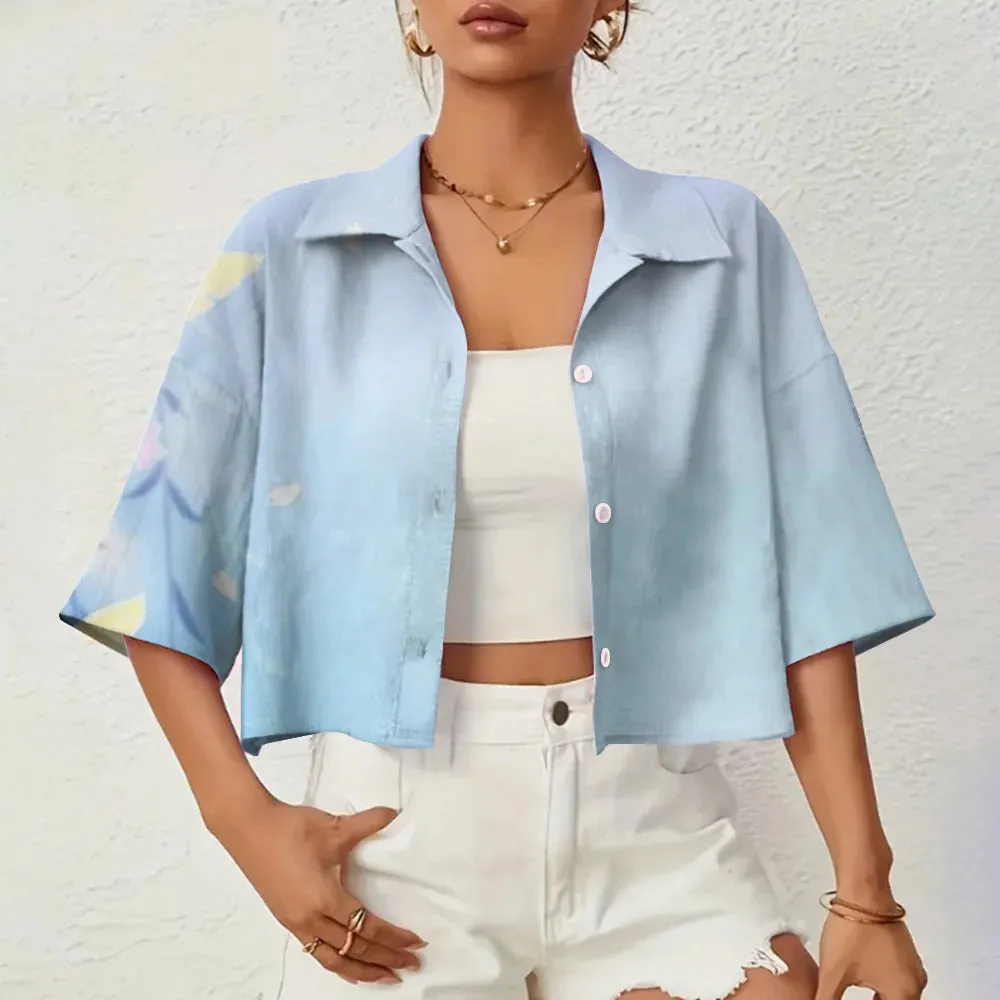 Marielle - Elegant 3D Printed Summer Shirt for Women