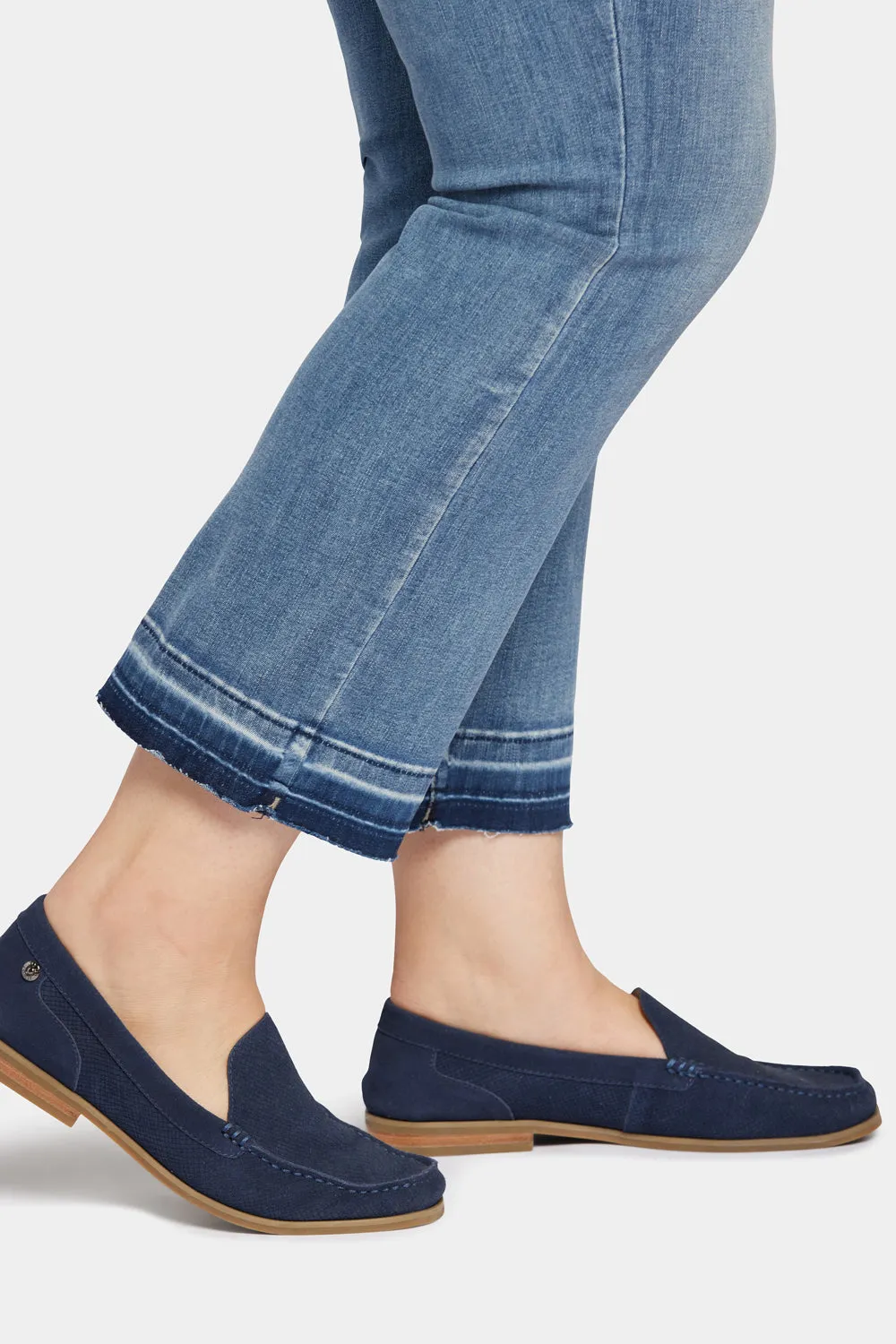 Marilyn Straight Ankle Jeans In Petite Plus Size - Fantasy