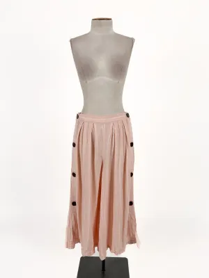 Marks & Spencer | Pink Cropped Wide leg Pants | Size 10