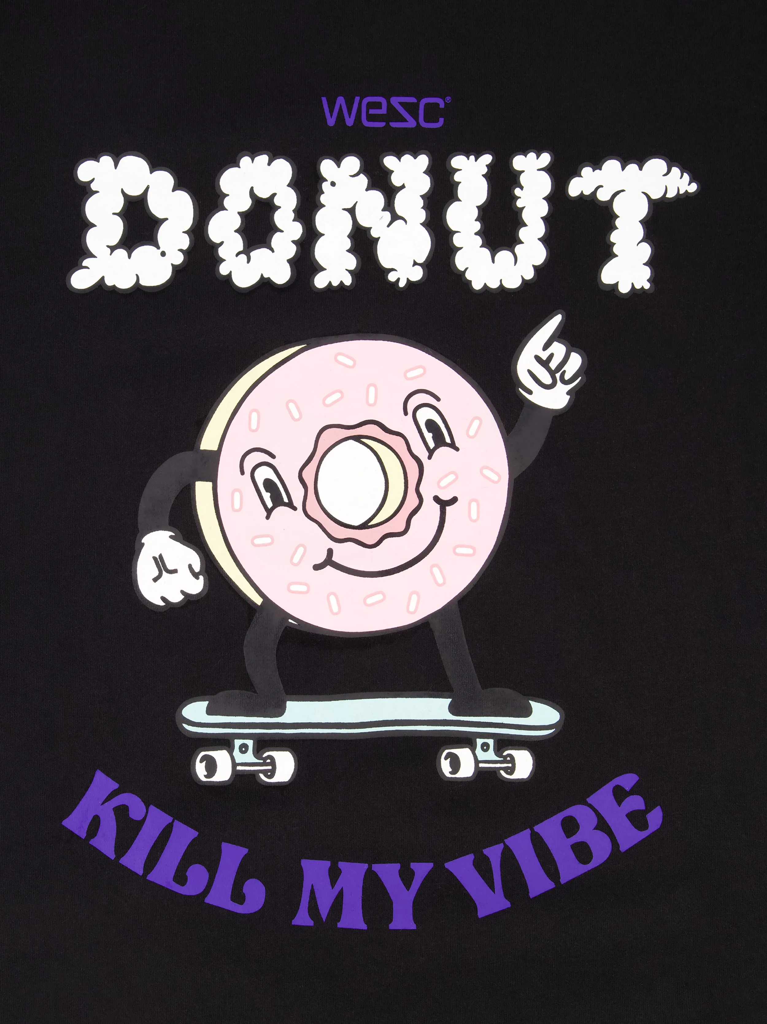 MAX DONUT VIBE S/S BURNOUT TEE