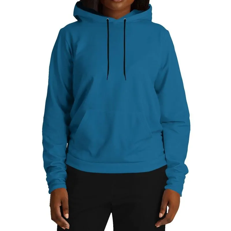 Medium Cyan Hoodie | Unisex | with PLUS sizes | C100M25Y0K45