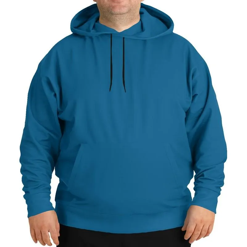 Medium Cyan Hoodie | Unisex | with PLUS sizes | C100M25Y0K45