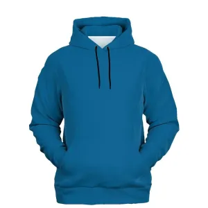 Medium Cyan Hoodie | Unisex | with PLUS sizes | C100M25Y0K45