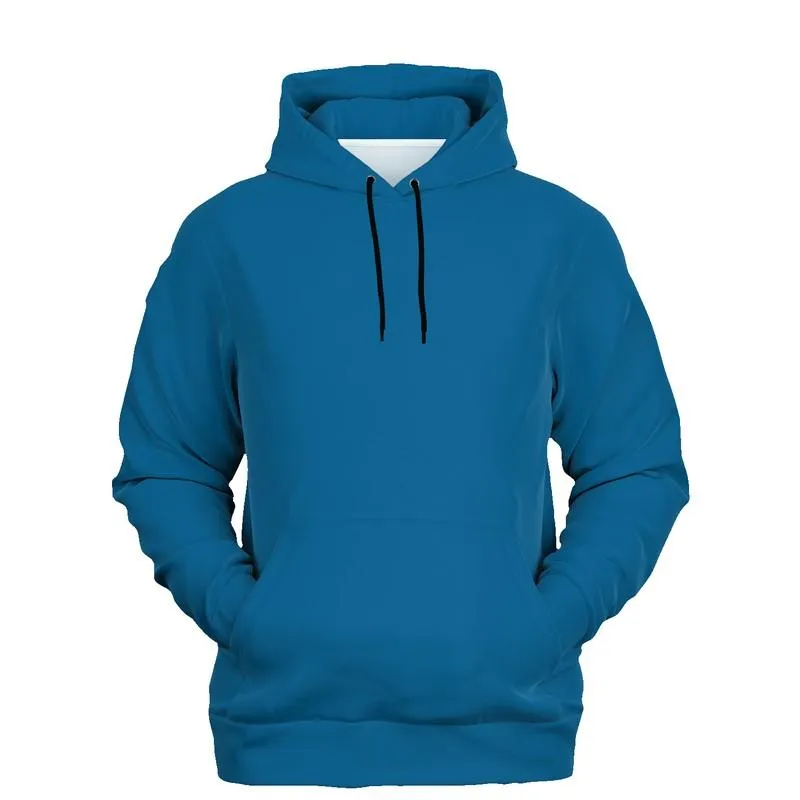 Medium Cyan Hoodie | Unisex | with PLUS sizes | C100M25Y0K45