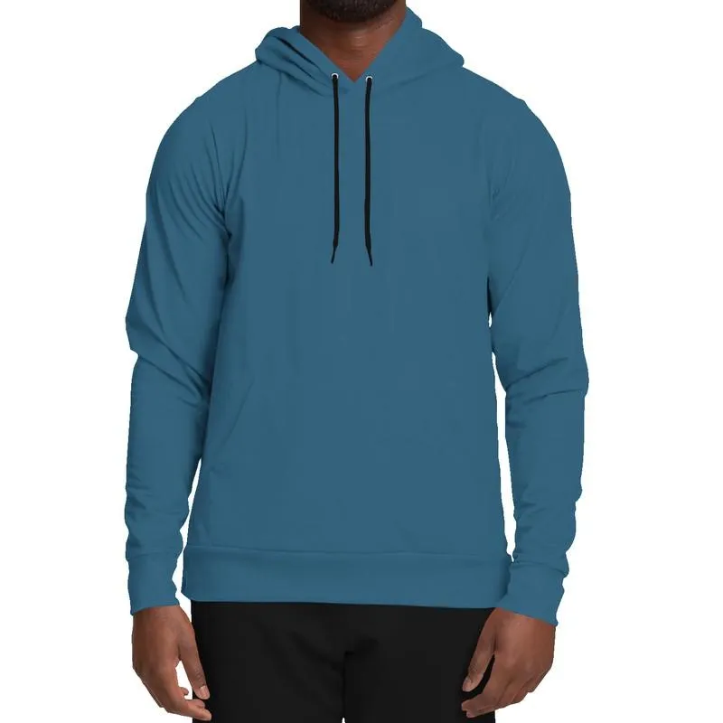 Medium Dark Muted Cyan Hoodie | Unisex | with PLUS sizes | C60M15Y0K60
