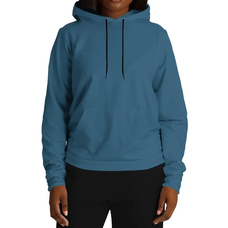 Medium Dark Muted Cyan Hoodie | Unisex | with PLUS sizes | C60M15Y0K60