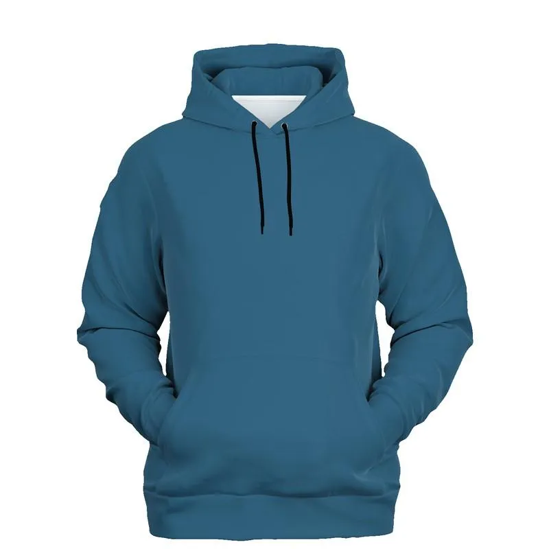 Medium Dark Muted Cyan Hoodie | Unisex | with PLUS sizes | C60M15Y0K60