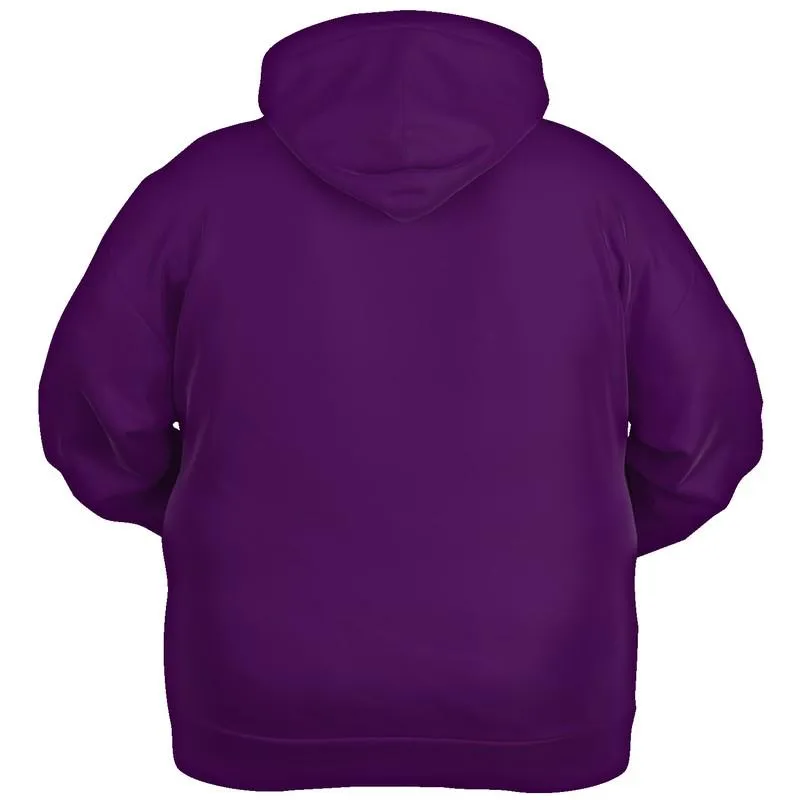 Medium Dark Purple Hoodie | Unisex | with PLUS sizes | C62M100Y0K60