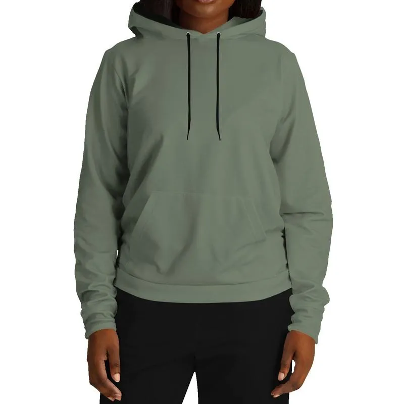 Medium Dark Warm Green Hoodie | Unisex | with PLUS sizes | Medium Dark Pale Pastel Warm Green | C15M0Y30K60