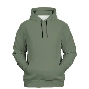 Medium Dark Warm Green Hoodie | Unisex | with PLUS sizes | Medium Dark Pale Pastel Warm Green | C15M0Y30K60