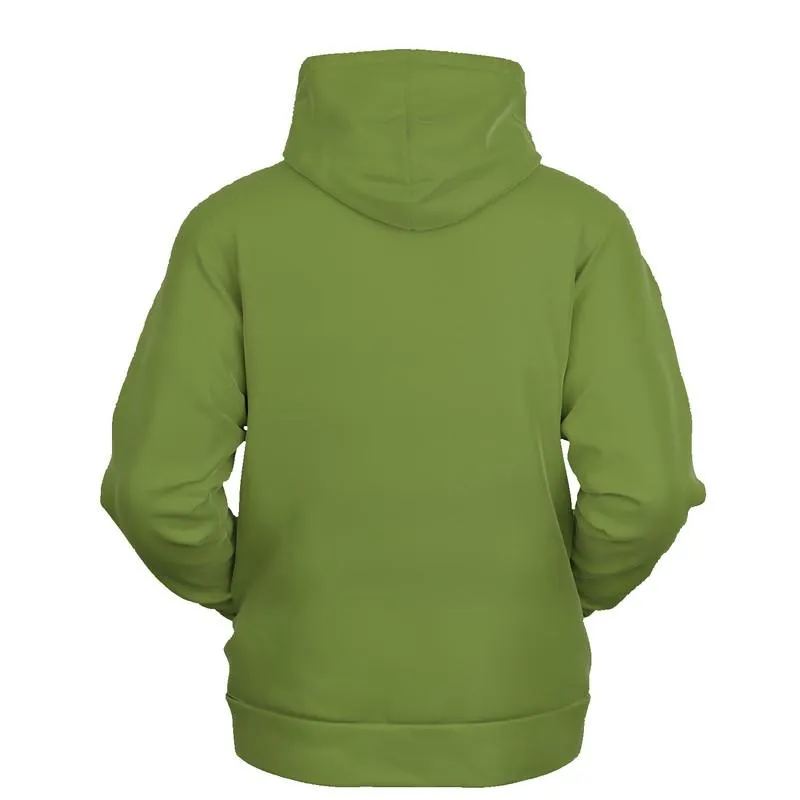Medium Midtone Warm Green Hoodie | Unisex | with PLUS sizes | C30M0Y80K45