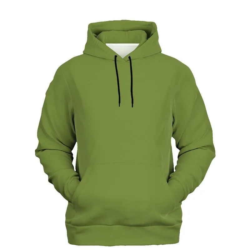 Medium Midtone Warm Green Hoodie | Unisex | with PLUS sizes | C30M0Y80K45