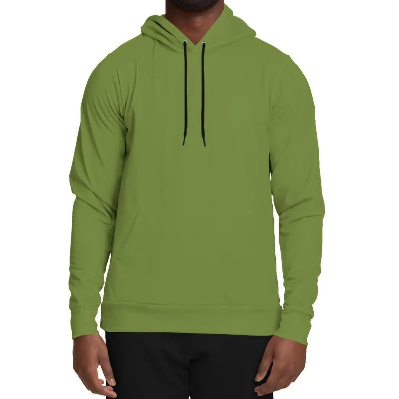 Medium Midtone Warm Green Hoodie | Unisex | with PLUS sizes | C30M0Y80K45