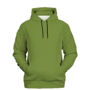 Medium Midtone Warm Green Hoodie | Unisex | with PLUS sizes | C30M0Y80K45