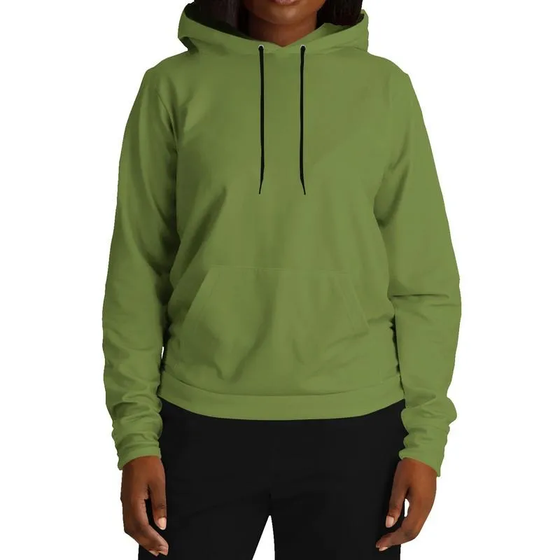 Medium Midtone Warm Green Hoodie | Unisex | with PLUS sizes | C30M0Y80K45