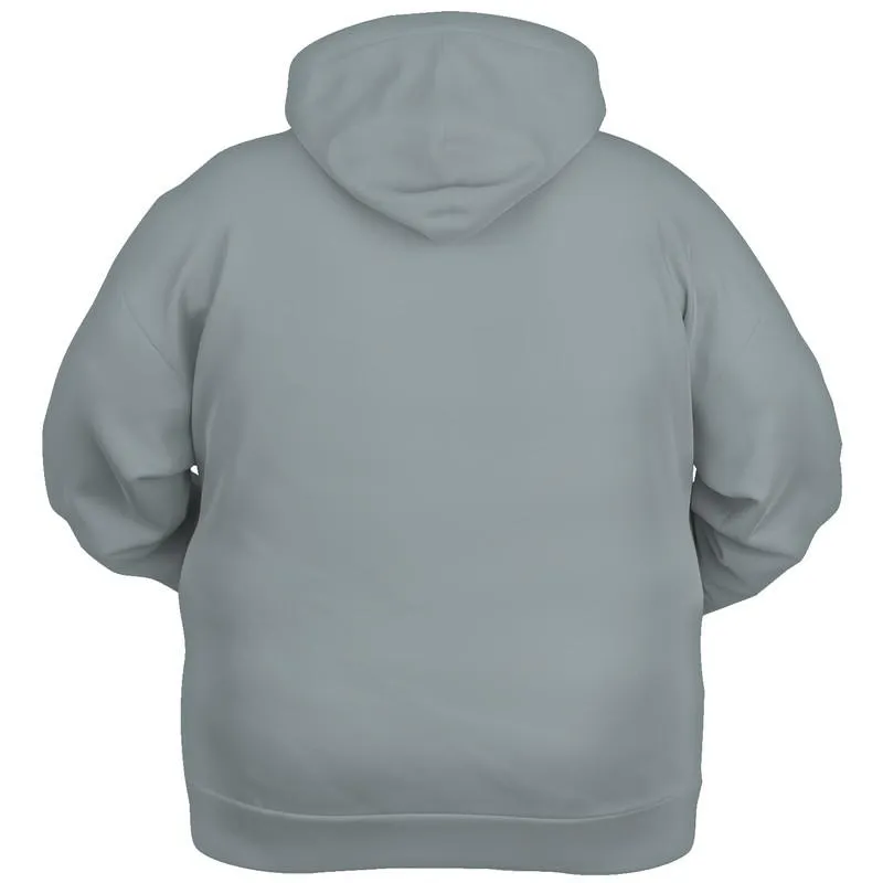 Medium Muted Blue-Green Gray Hoodie | Unisex | with PLUS sizes | C10M0Y5K45