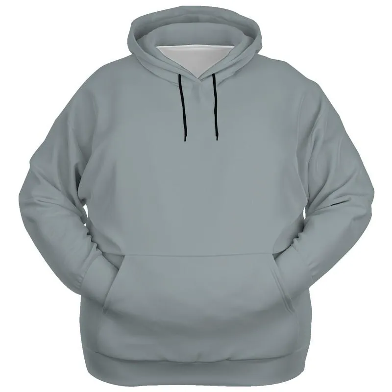 Medium Muted Blue-Green Gray Hoodie | Unisex | with PLUS sizes | C10M0Y5K45