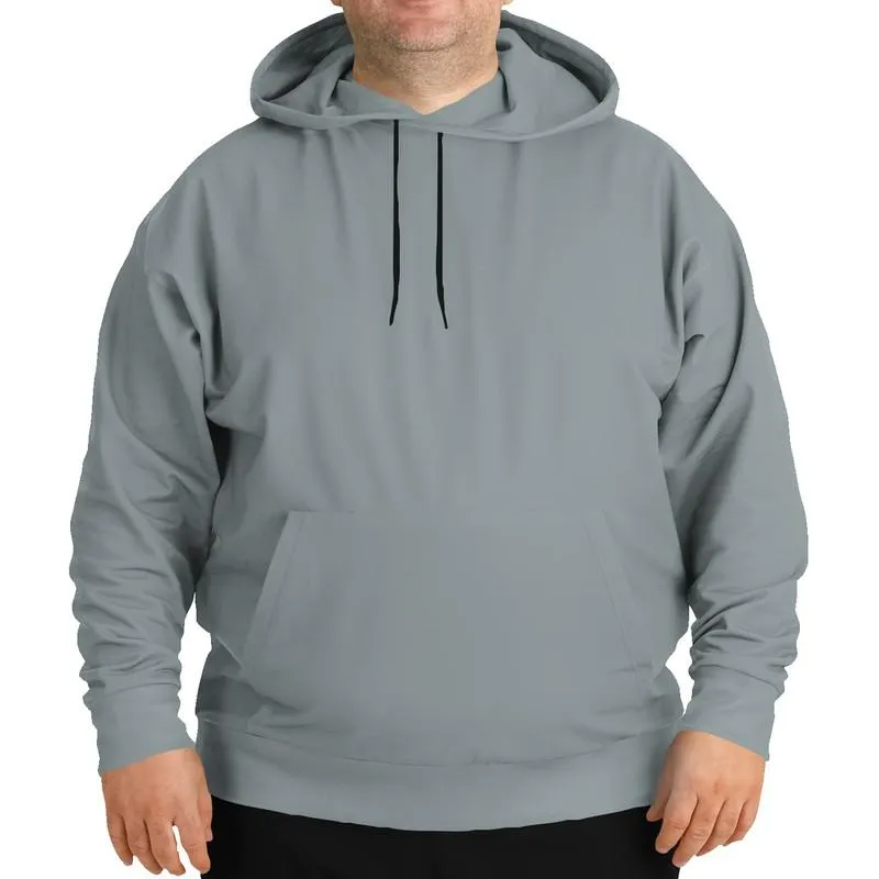 Medium Muted Blue-Green Gray Hoodie | Unisex | with PLUS sizes | C10M0Y5K45