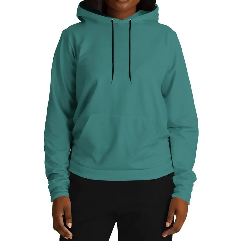 Medium Muted Blue-Green Hoodie | Unisex | with PLUS sizes | C60M0Y30K45