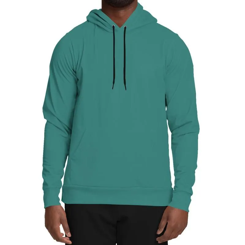 Medium Muted Blue-Green Hoodie | Unisex | with PLUS sizes | C60M0Y30K45