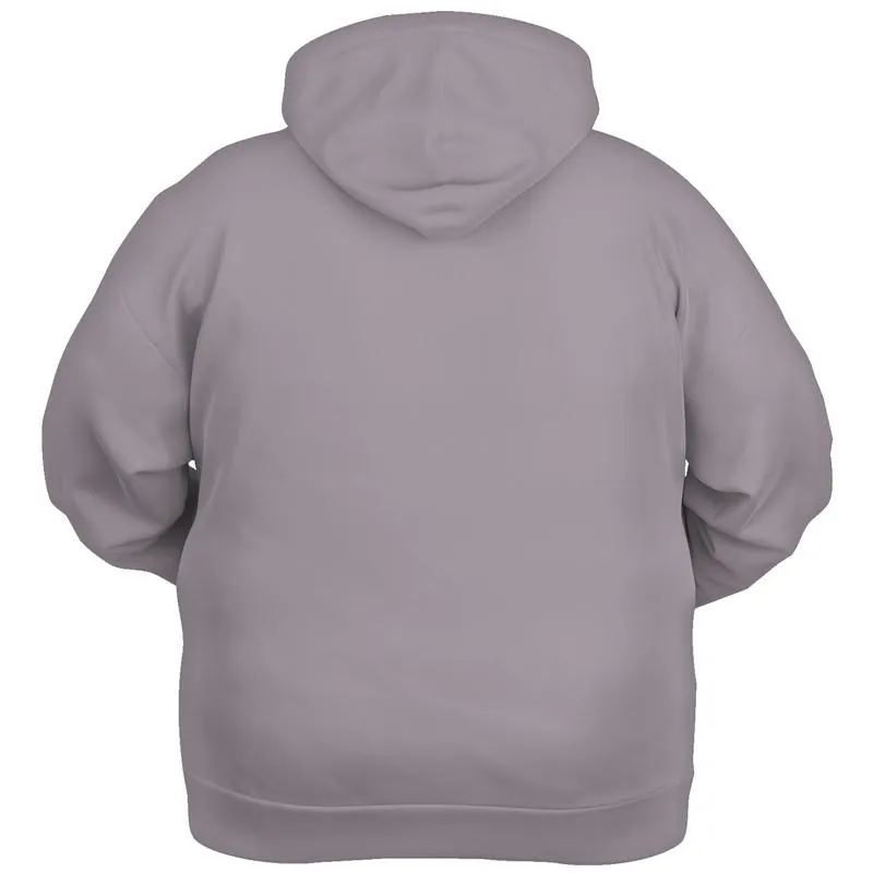 Medium Muted Magenta Brown Hoodie | Unisex | with PLUS sizes | C0M10Y0K45