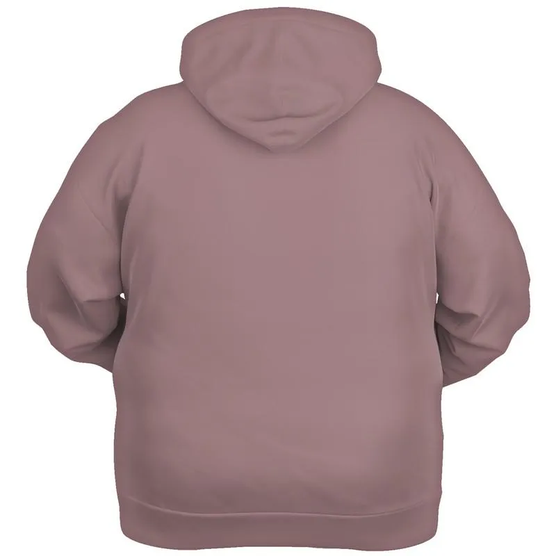 Medium Muted Pink Brown Hoodie | Unisex | with PLUS sizes | C0M30Y15K45