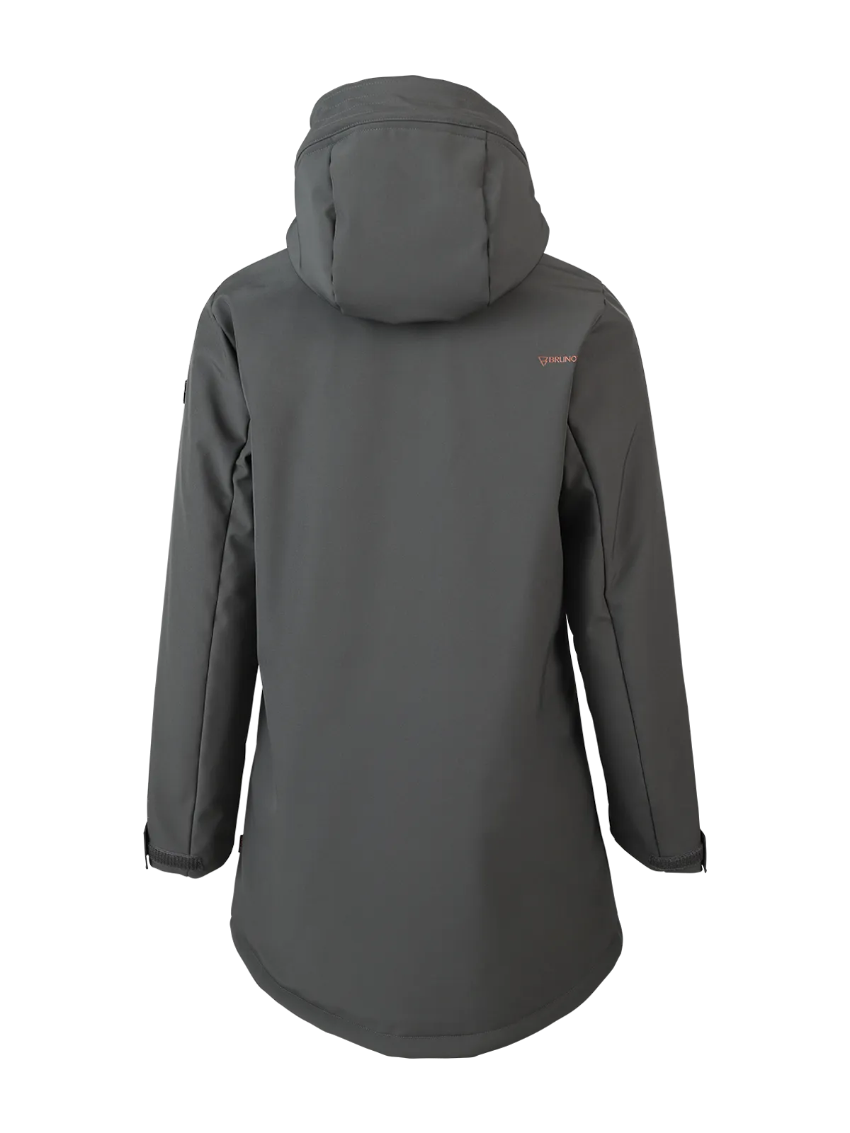 Melle Women Long Softshell Jacket | Mud Green