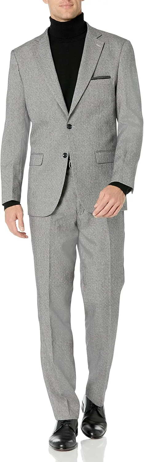 Men's 2-Piece Tweed Slim Fit Suit