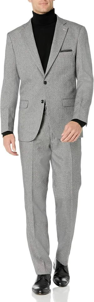 Men's 2-Piece Tweed Slim Fit Suit