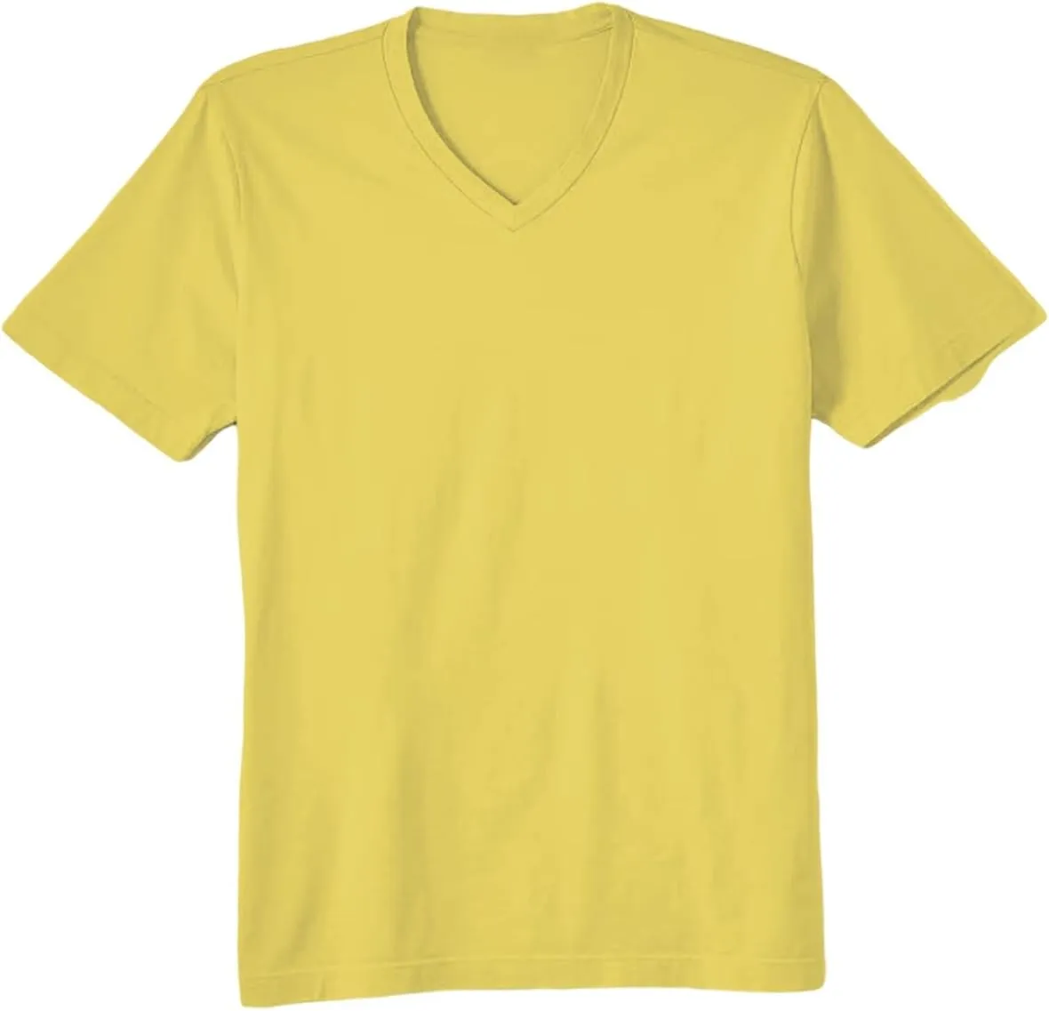 Men's Basic V Neck T-Shirt, T-Shirt, Menswear, Multi-Color, PL2101
