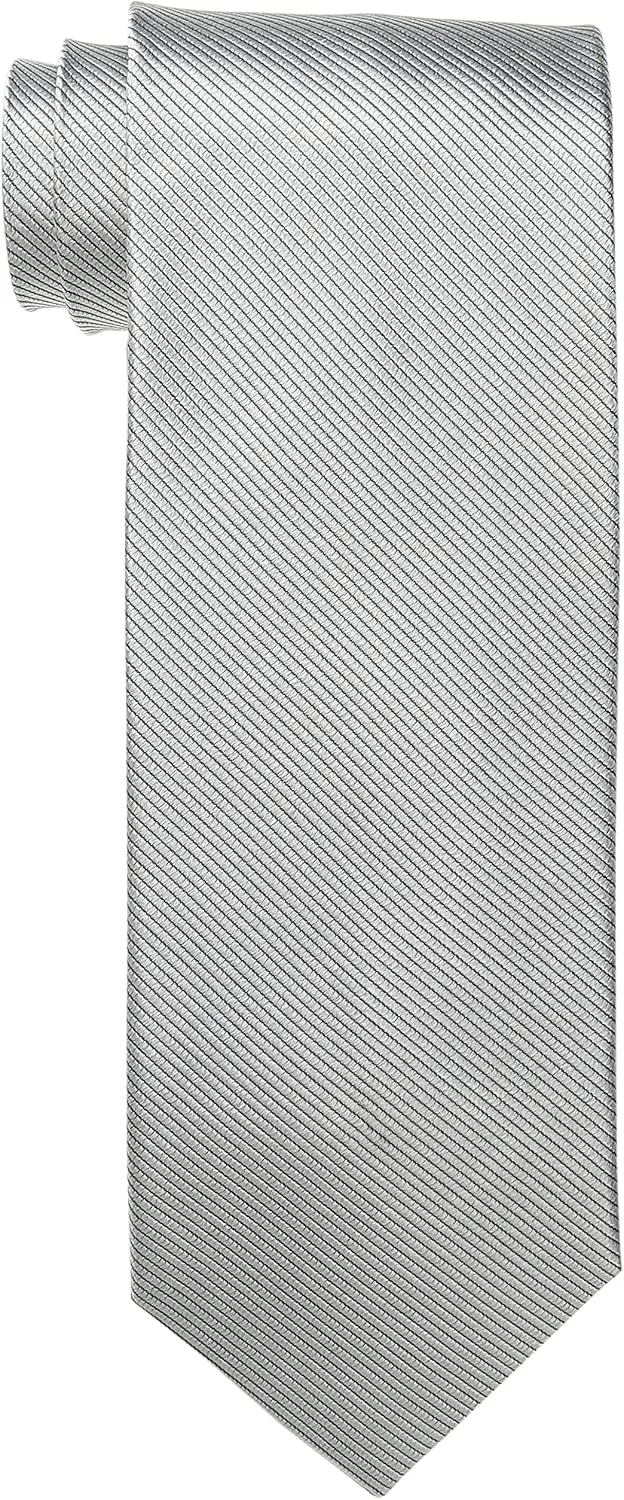 Men's Big & Tall Extra-Long Solid Silk Tie