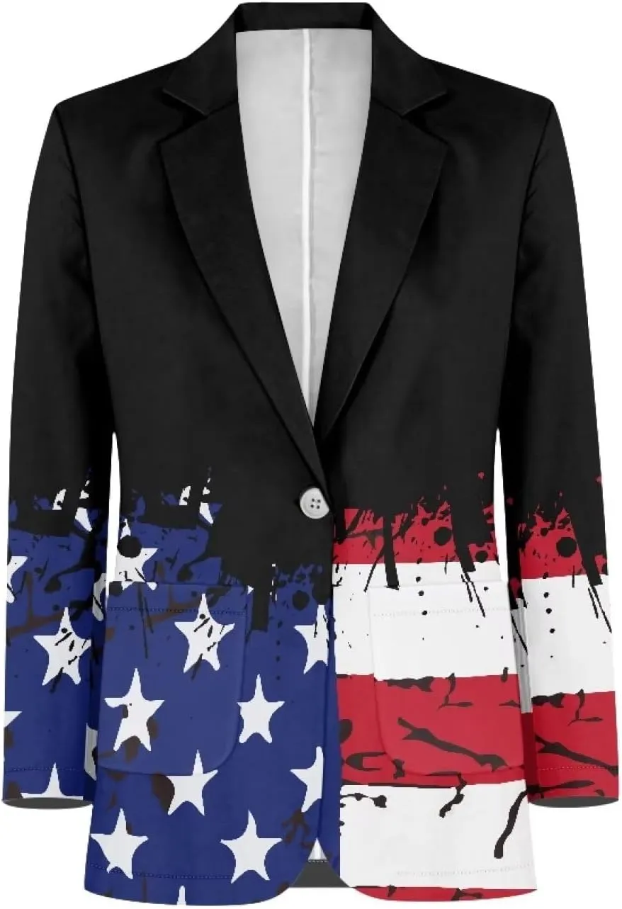 Men's Blazers & Suit Jackets Casual Lightweight Jackets with Pockets Long Sleeve Suit Blazer One Button