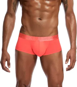 Mens Boxer Briefs Soft Breathable Underwear Classic Trunk Shorts Moisture Wicking Boxers Underwear