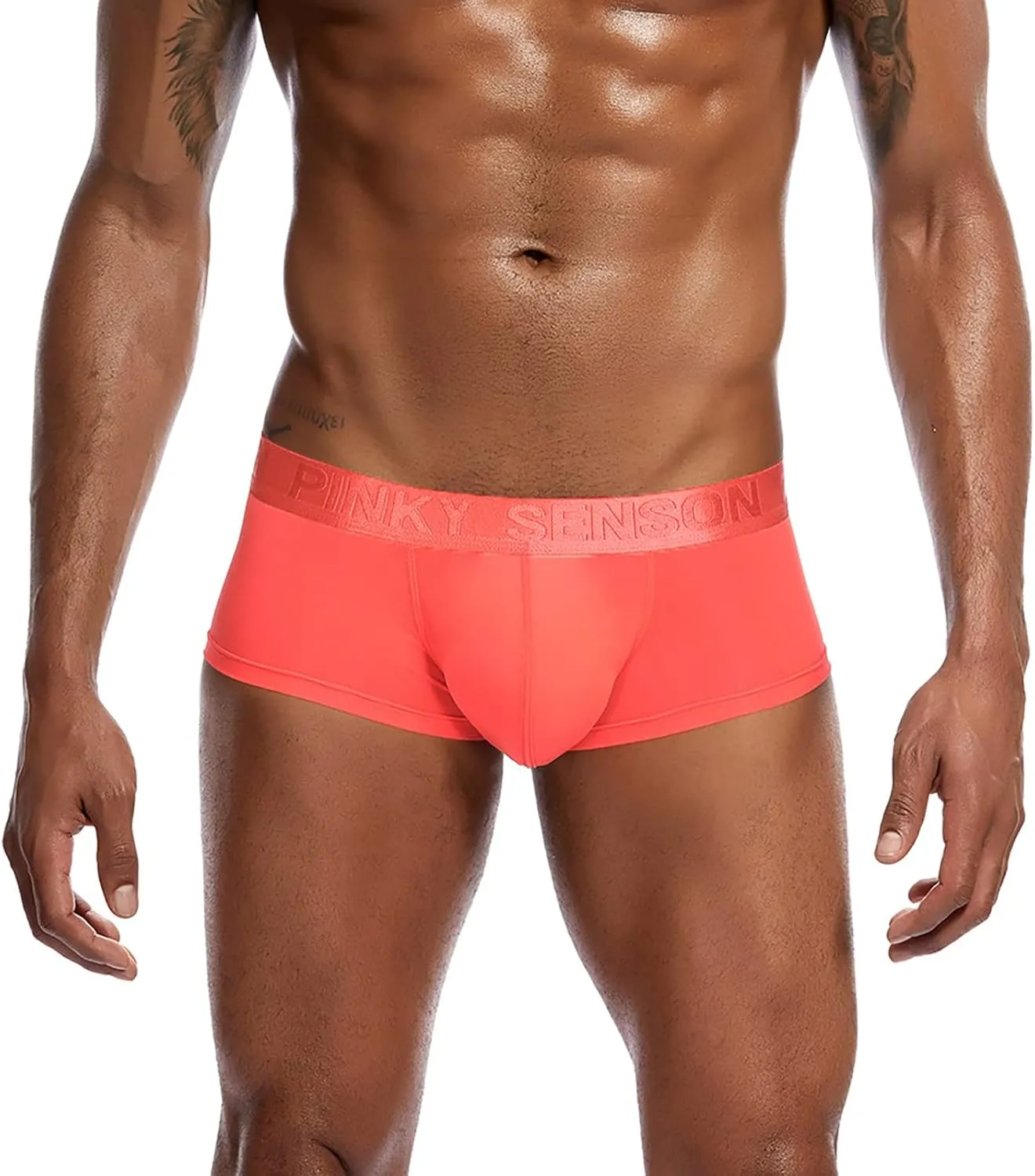 Mens Boxer Briefs Soft Breathable Underwear Classic Trunk Shorts Moisture Wicking Boxers Underwear