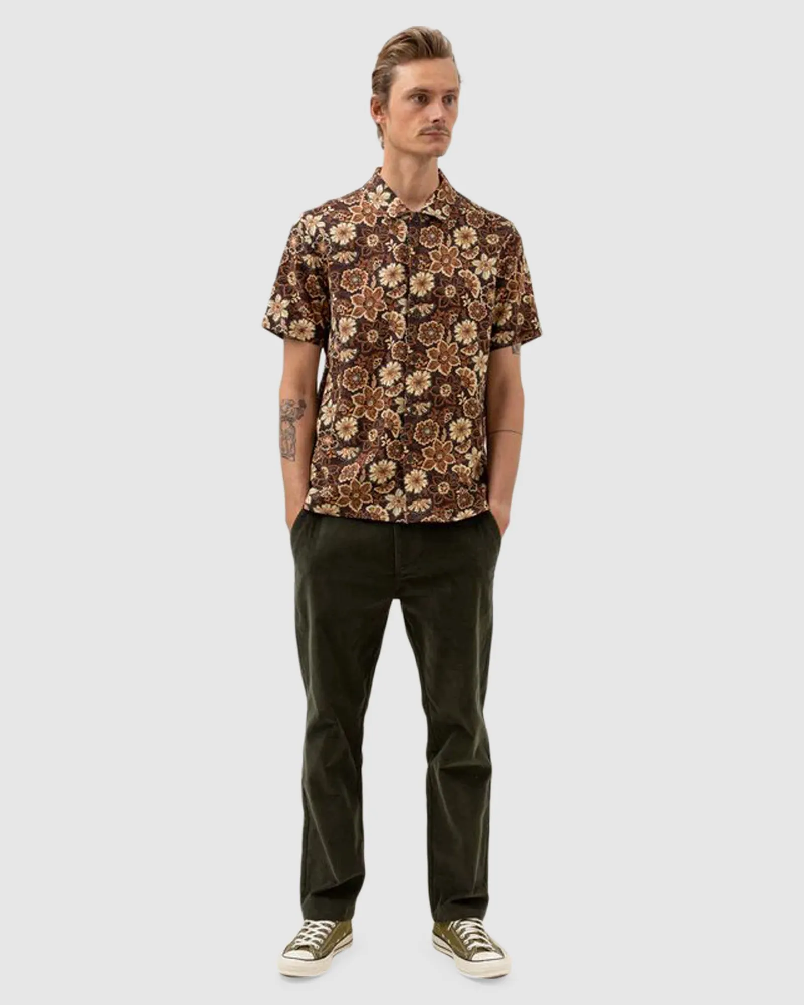 MENS CANTABRIA LINEN SHORT SLEEVE SHIRT