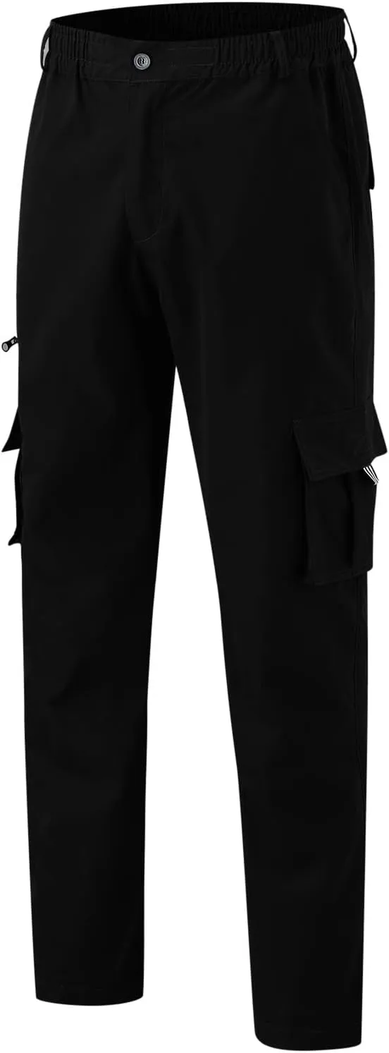 Men's Cargo Pants Casual Straight Sports Pant Outdoor Relaxed Fit Cargo Trouser Multi Pockets Cargo Trousers for Men