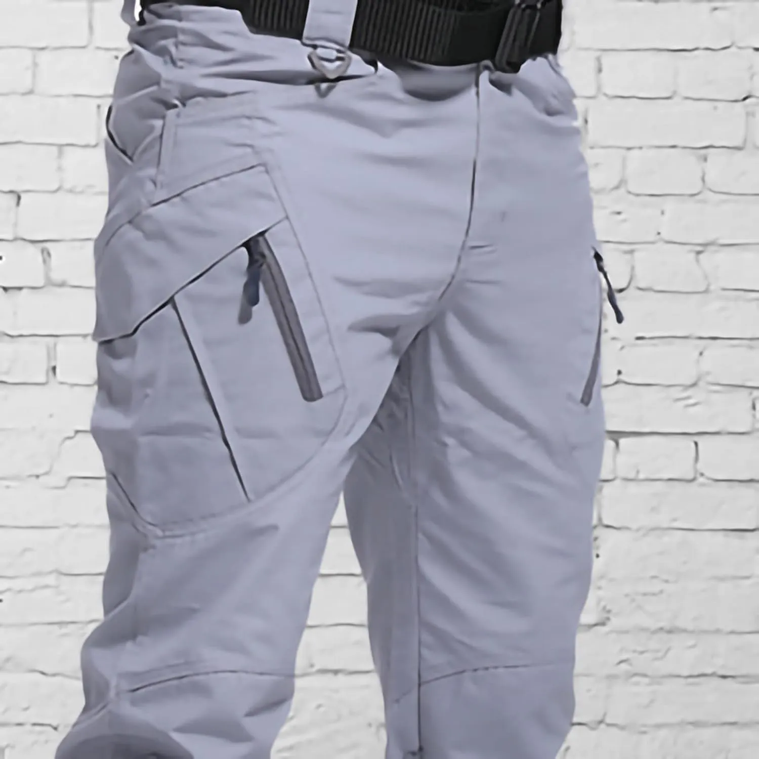 Men's Cargo Pants Outdoor Athletic Multi-Pockets Hiking Tactical Pants Casual Regular Straight Stretch Hiking Trousers Pants
