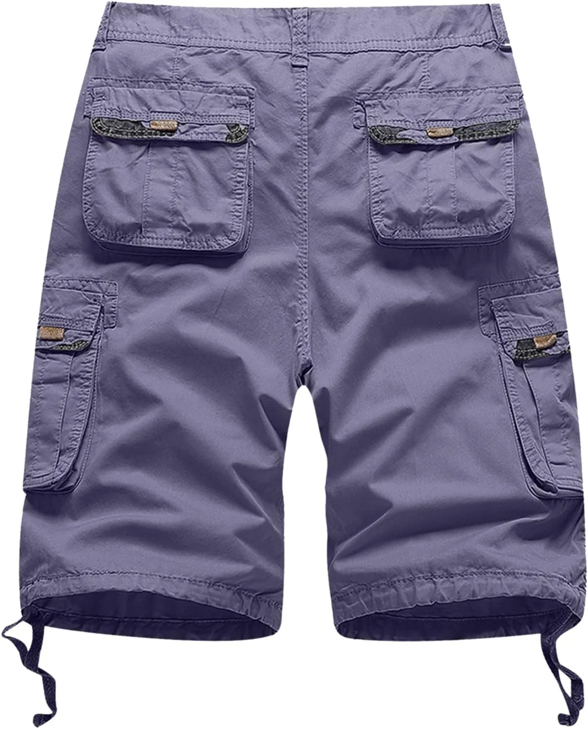 Mens Cargo Shorts Men's Cargo Shorts Camo Loose Fit Multi-Pocket Outdoor Camouflage Cargo Hiking Shorts Trousers