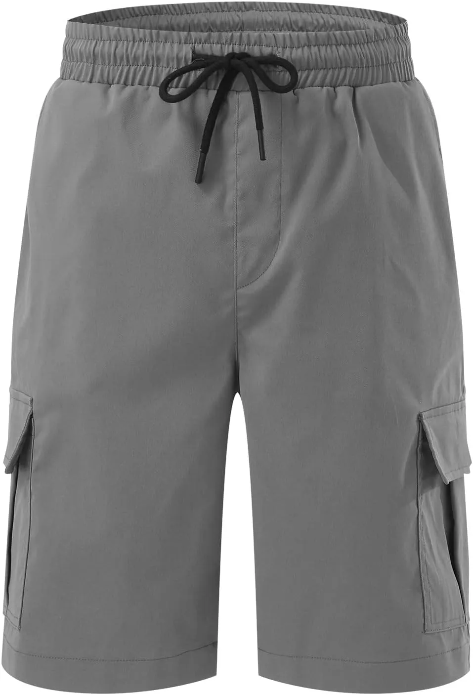 Mens Cargo Shorts Mens Casual Twill Cargo Shorts Cotton Drawstring Classic Cargo Stretch Short with Multi Pockets