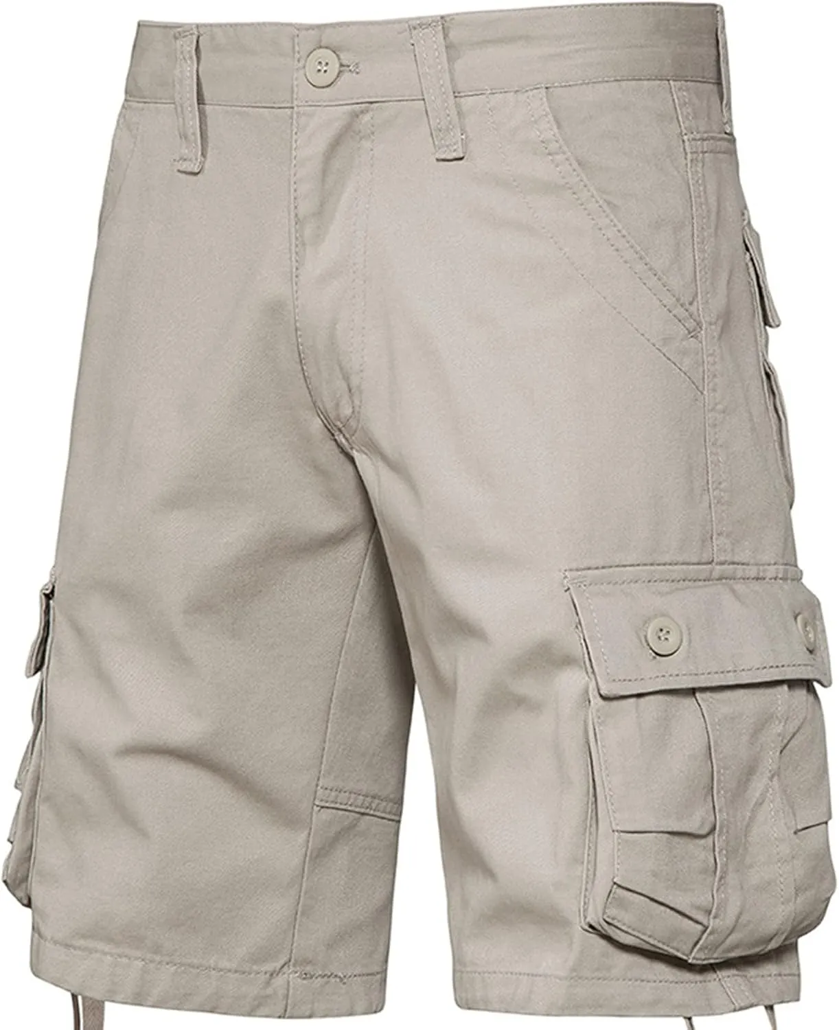 Men's Cargo Shorts Rugged Flex Relaxed Fit Cargo Shorts for Men Hiking Cargo Shorts with Multi Pockets