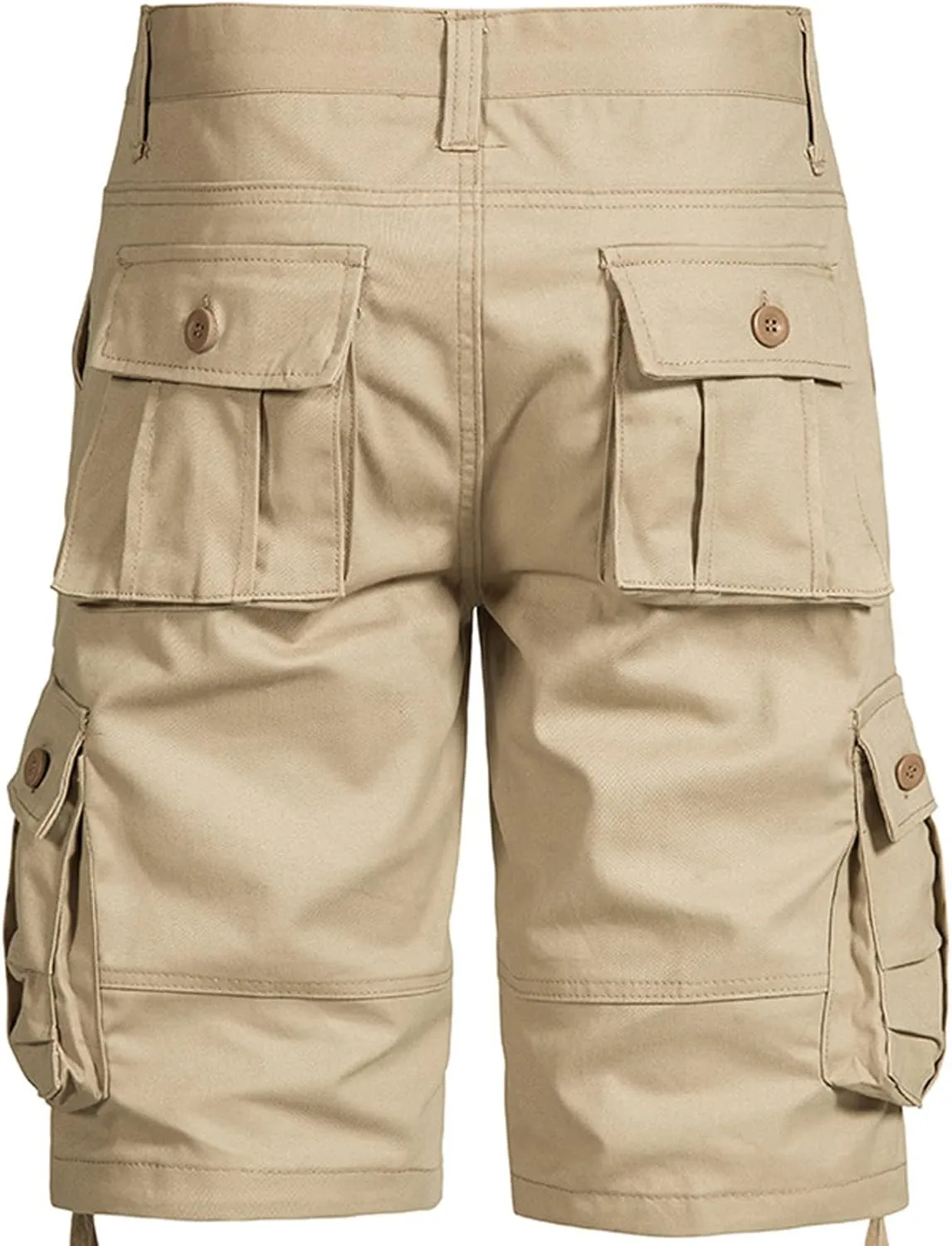 Men's Cargo Shorts Rugged Flex Relaxed Fit Cargo Shorts for Men Hiking Cargo Shorts with Multi Pockets