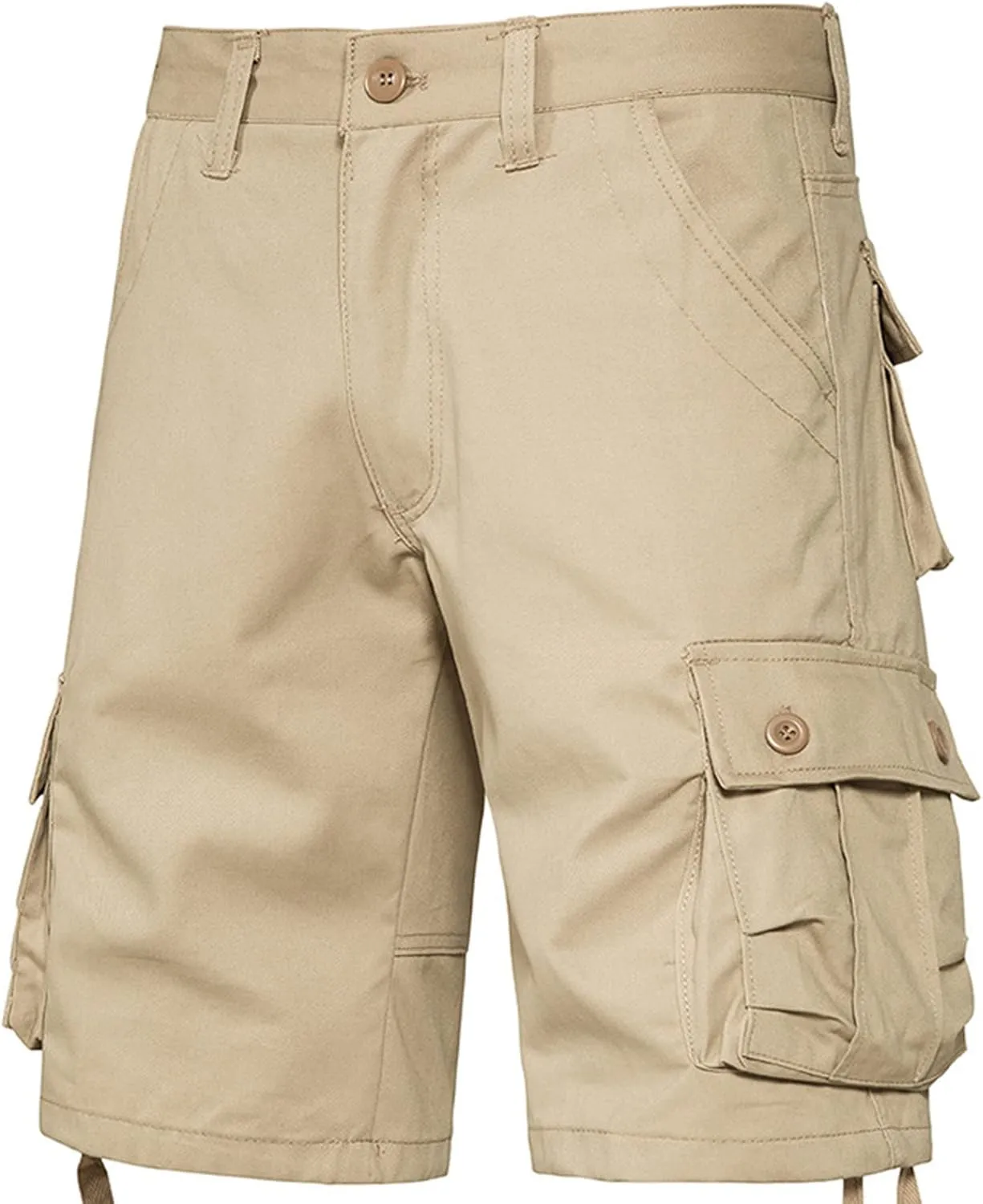 Men's Cargo Shorts Rugged Flex Relaxed Fit Cargo Shorts for Men Hiking Cargo Shorts with Multi Pockets