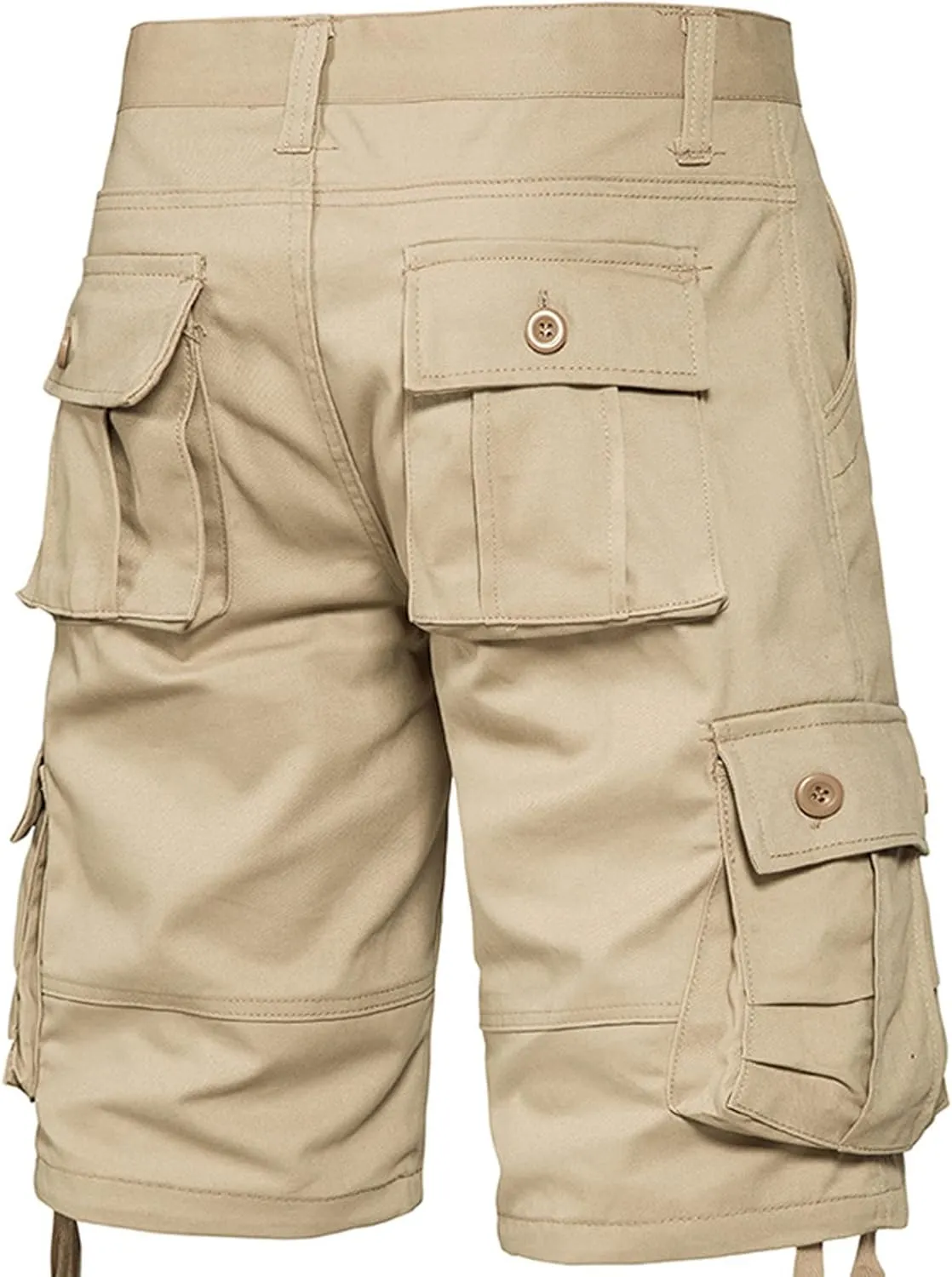 Men's Cargo Shorts Rugged Flex Relaxed Fit Cargo Shorts for Men Hiking Cargo Shorts with Multi Pockets