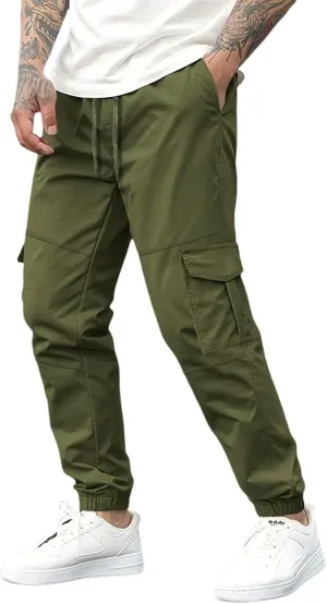 Mens Cargo Work Pants Cargo Pants for Men Warm Jeans for Men Winter Men's Cargo Pants Relaxed Fit Loose Fit Cargo Pocket Parachute Pants Cargo Pants Insulated Jeans