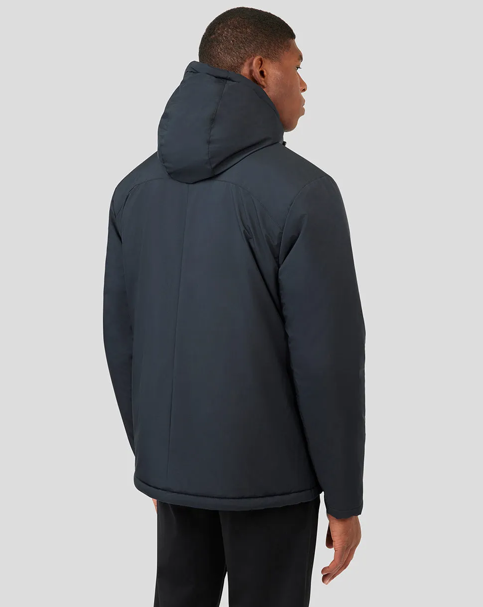 Mens Castore Waist Length Bench Jacket in Black