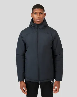 Mens Castore Waist Length Bench Jacket in Black