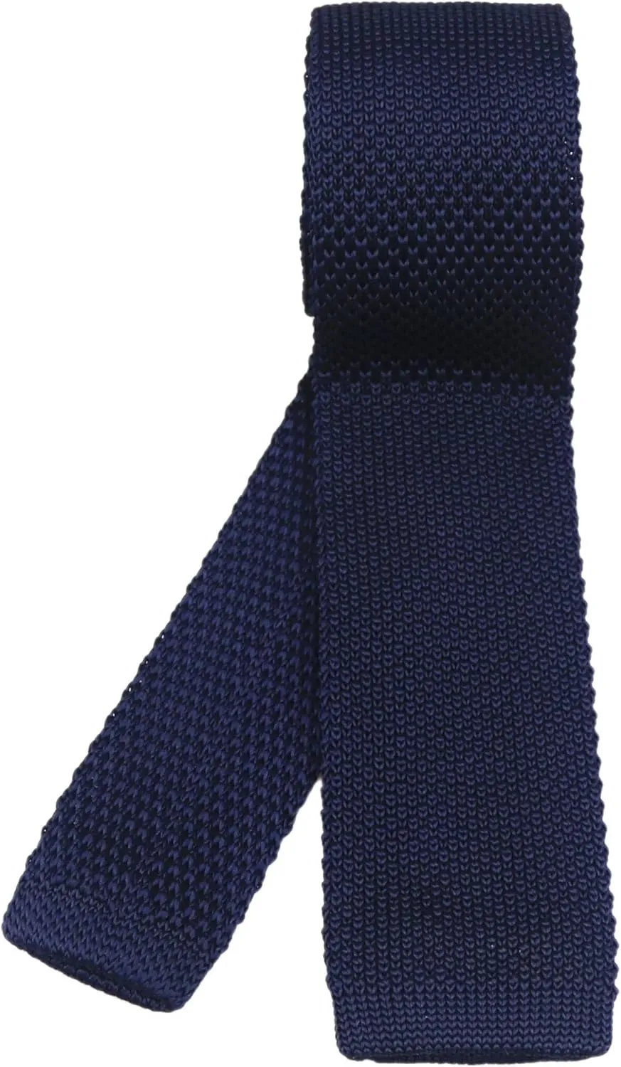 Men's Casual 2" Knit Tie Vintage Necktie Smart Sock Ties Square-Cut
