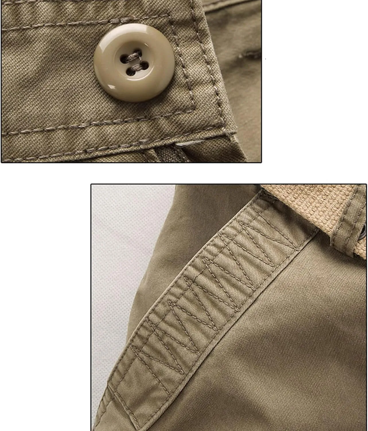 Men's Casual Leisure Cargo Pants Multi-Pocket Casual Large Size Trousers