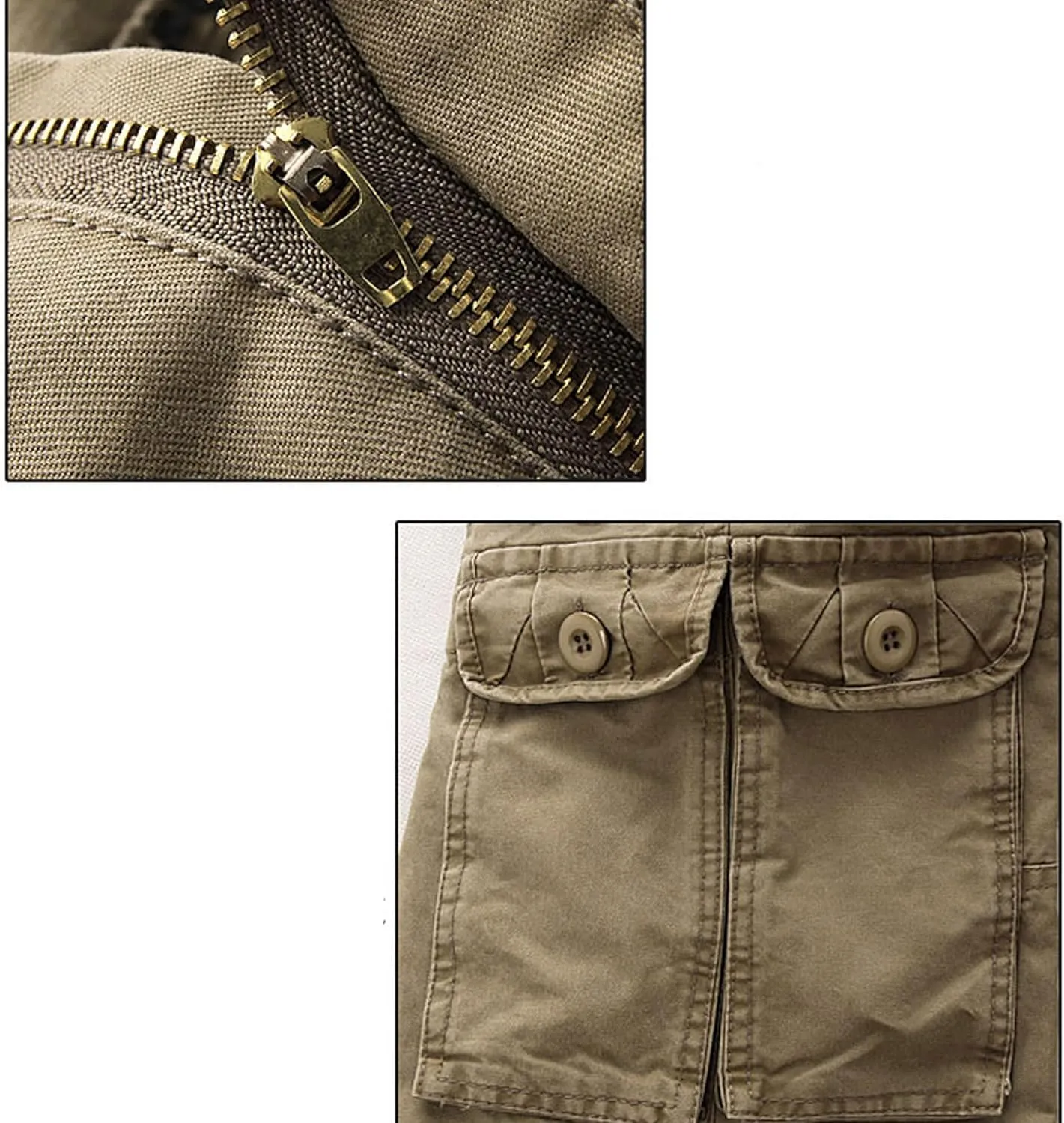Men's Casual Leisure Cargo Pants Multi-Pocket Casual Large Size Trousers