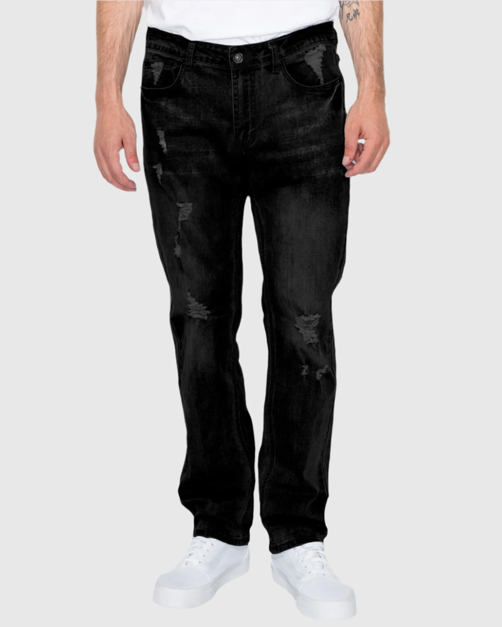 MEN'S CAYENNE RIPPED SLIM FIT JEANS
